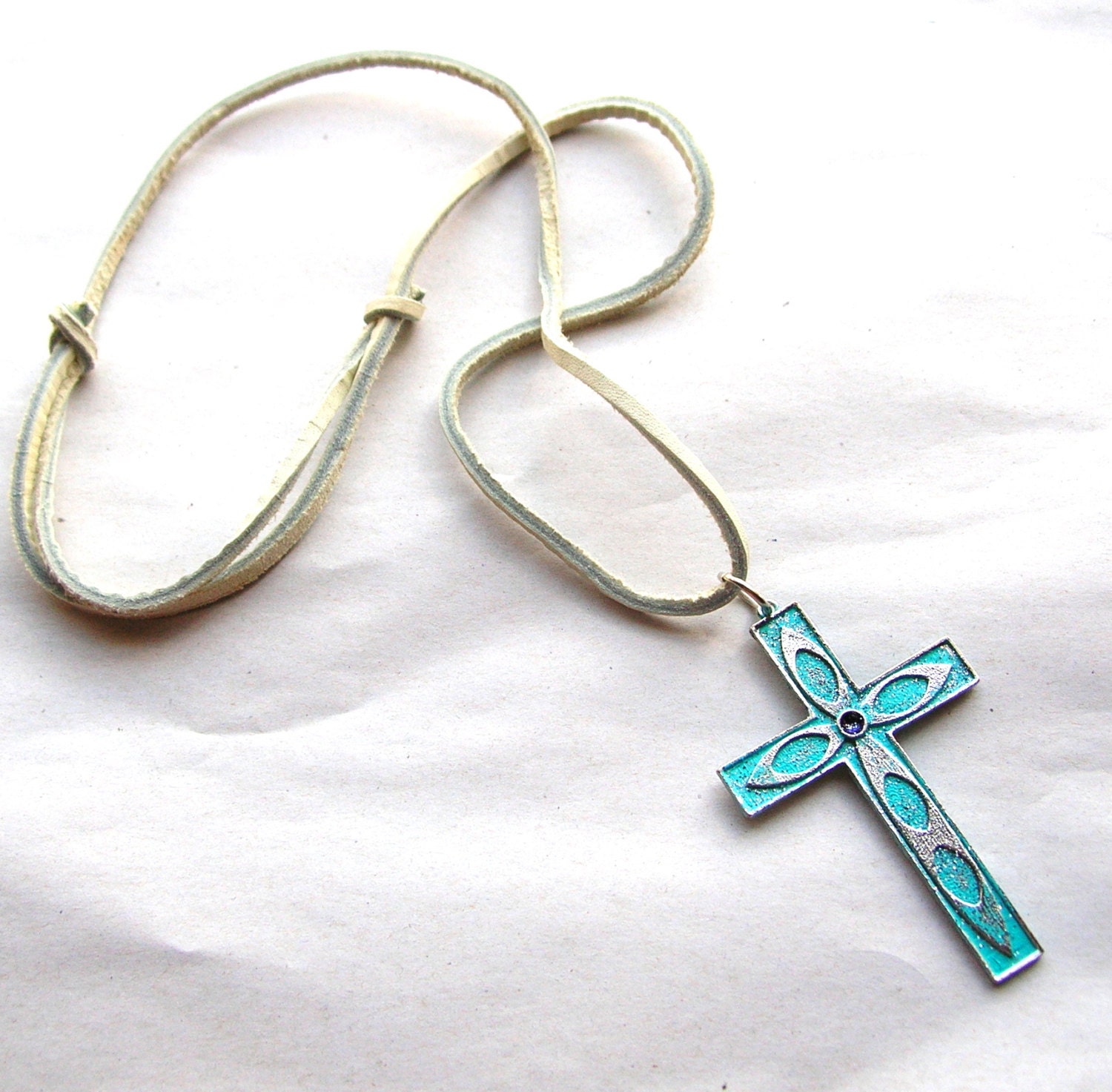 Gypsy cross necklace Clearance