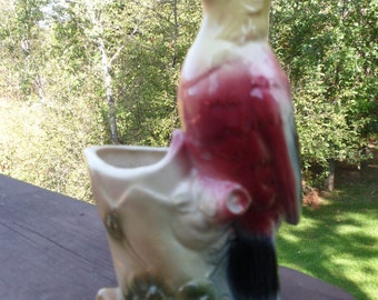 Royal Copley Cardinal Bird Bud Vase