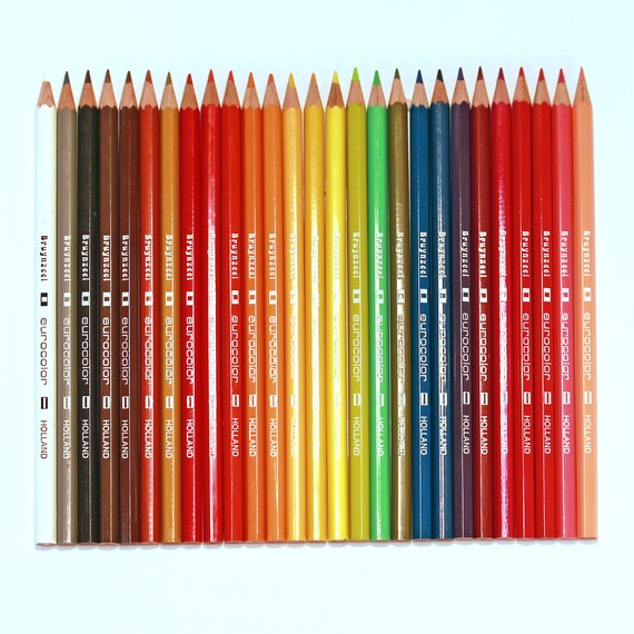 New Bruynzeel Eurocolor Colored Pencils set of 27 different colors