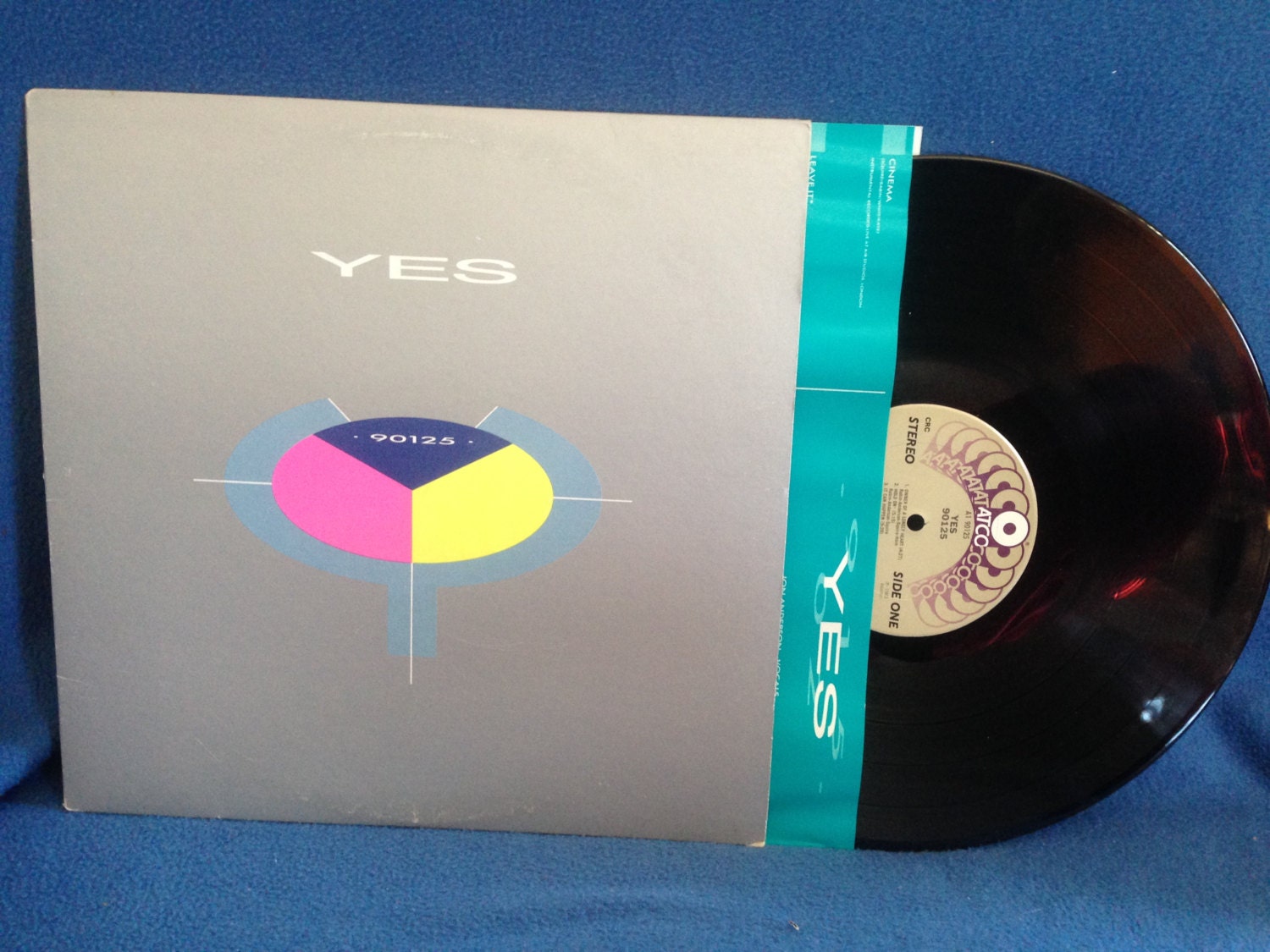 Vintage YES 90125 Vinyl LP Record Album