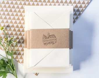 Invitation and RSVP card blanks - flat note cards available in sets of 25 - paper source - invitation paper - card stock - blank cards