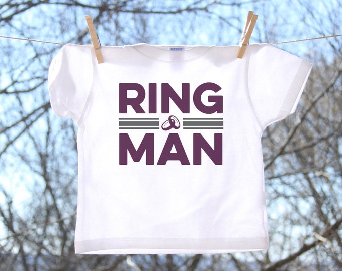 Ring Bearer // Ring Man // Wedding Party Shirt