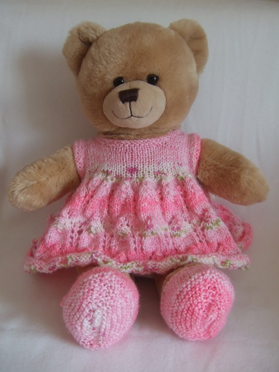 knitted teddy bear clothes