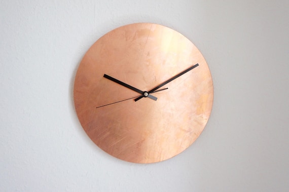 Copper Raw Wall Clock