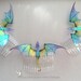 Dragon Hair Combs, Various Colours, iridescent shimmering, handmade hair accessory.