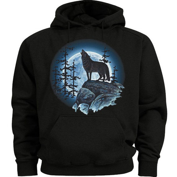 Lone wolf hoodie sweatshirt