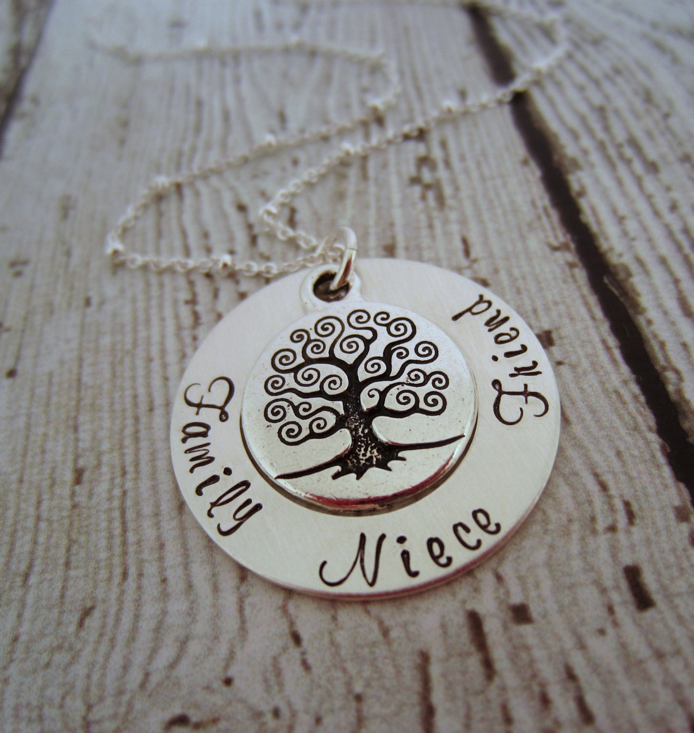 Personalized Niece Necklace-Gift from Aunt-Jewelry for