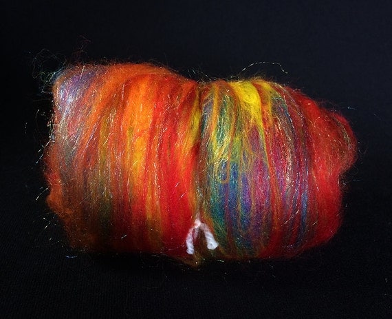 Blazing Rainbows, a merino nylon mix