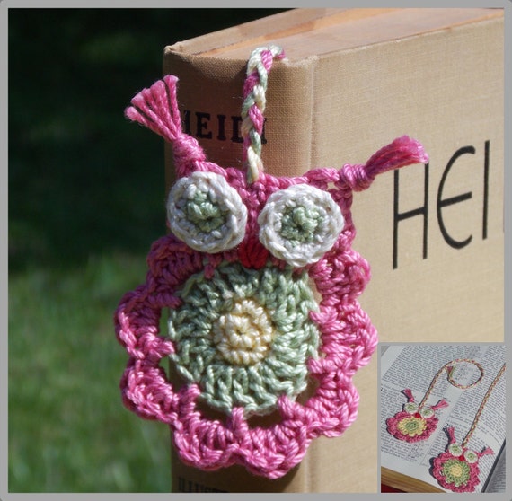 Scalloped Owl Bookmark Crochet Pattern Instant Download