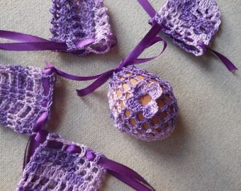 crochet easter egg cover set of 5 hand crocheted easter eggs easter decoration purple - Purple Home Decor crochet easter egg cover set of 5 hand crocheted easter eggs easter decoration purple - Purple Home Decor