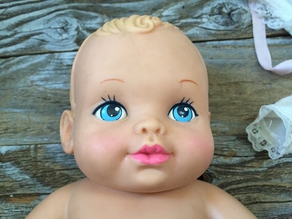 Vintage 1990 Water Baby Lauer 12 Doll Fill With Water