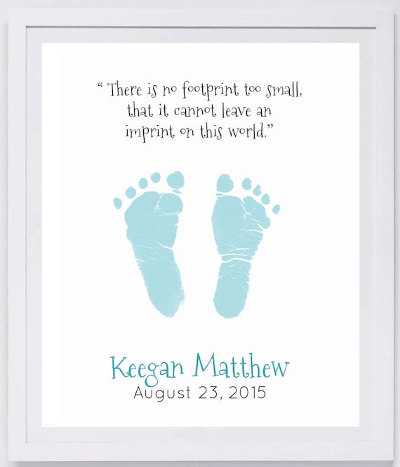 No Footprint Too Small Footprint Keepsake 2800_pap