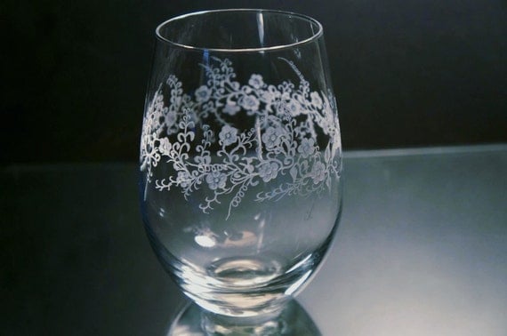 Delft Stemless Wine Glass - Boxed Set of 2