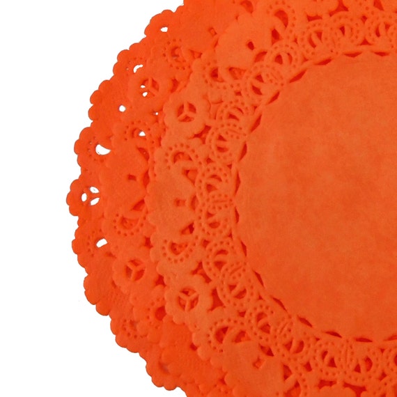 orange paper lace doilies 4 6 8 orange paper lace doilies 4 6 8