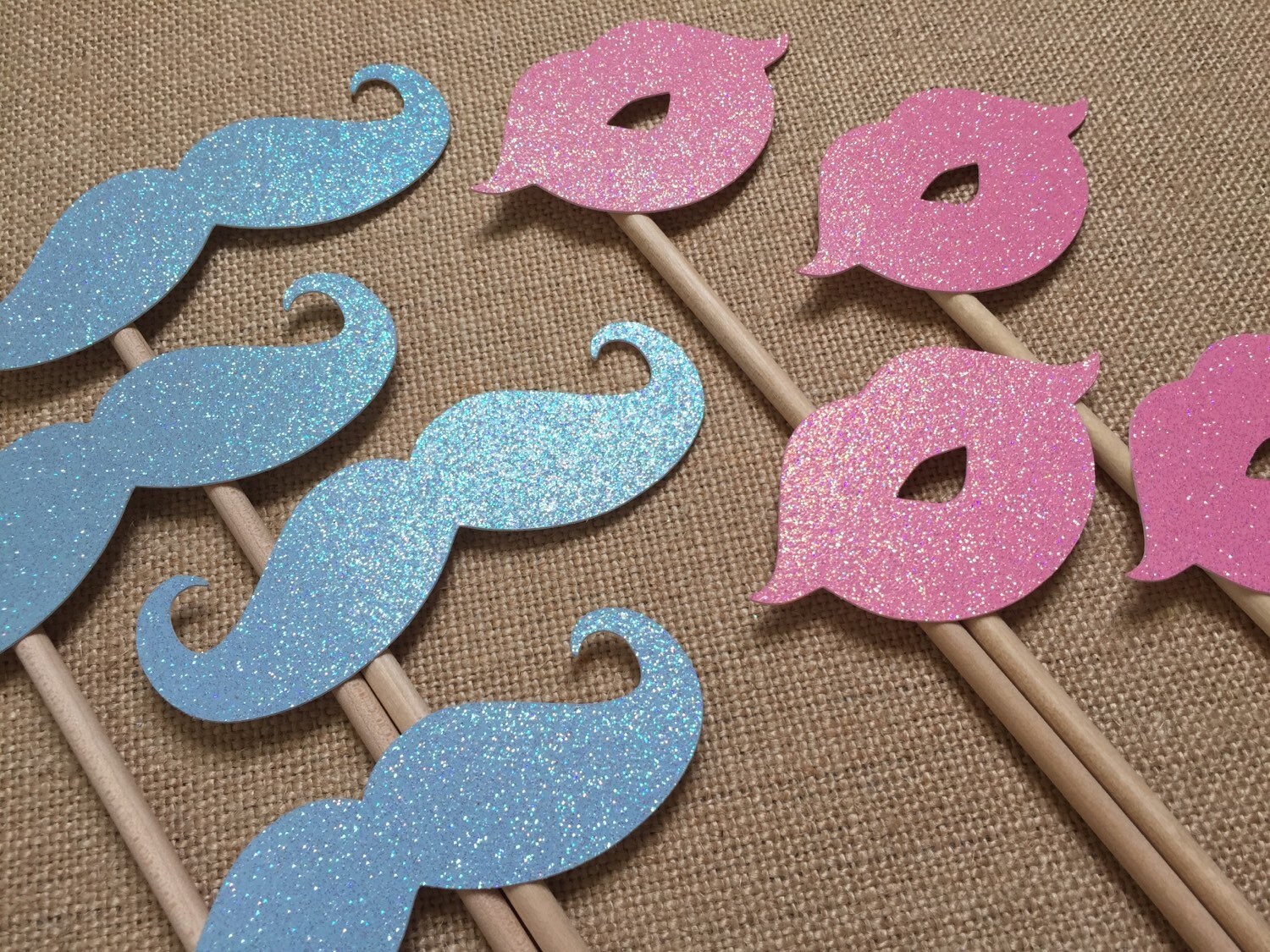 Gender Reveal Photo Booth Props . Gender Reveal . Baby Shower