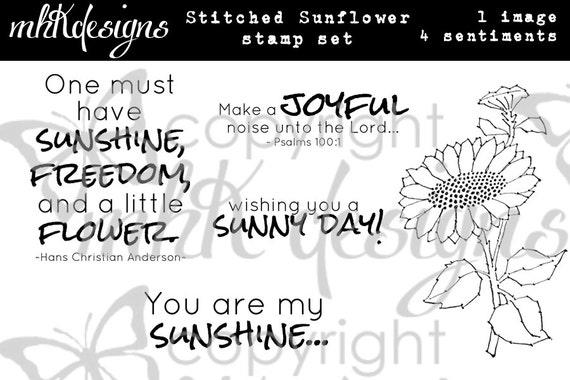 Stitched Sunflower