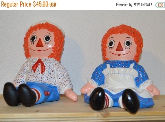 ceramic raggedy ann and andy