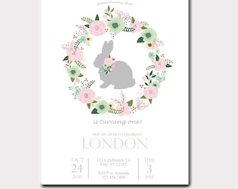 Some Bunny Birthday Invitation | Some Bunny Is Turning One
