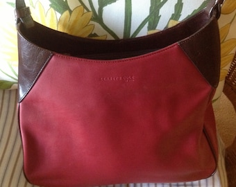 Vintage Kenneth Cole Red Leather Bag