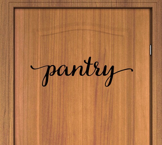 Pantry Decal Kitchen Decals Pantry Door Decal Kitchen