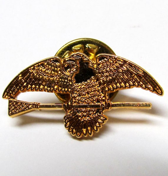 Items Similar To Vintage Eagle Copper   Bronze Tone Pin   Lapel Pin 