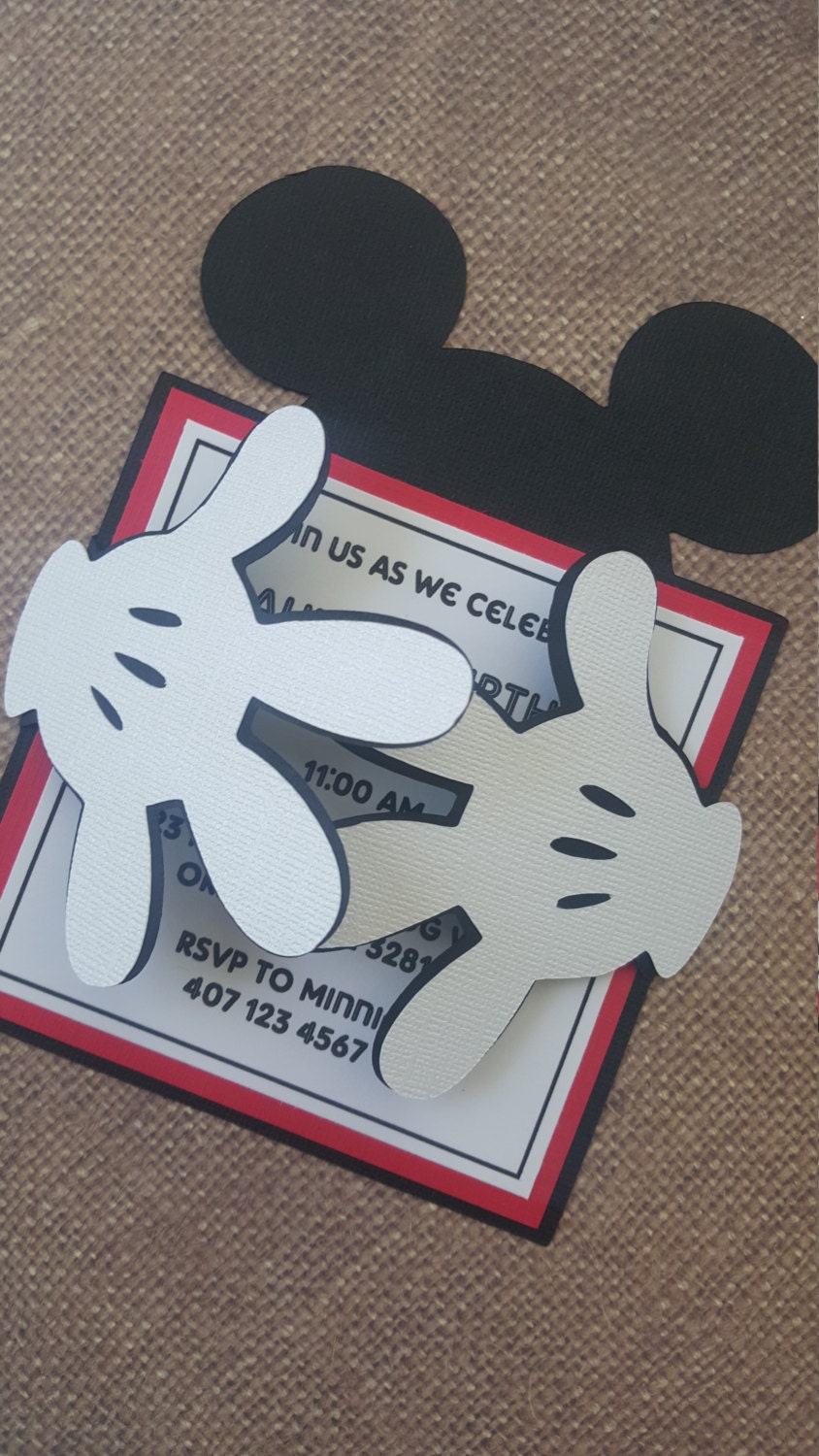 10 Ideas De Invitaciones Mickey Mouse Pinterest