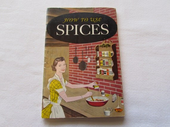 How To Use Spices Vintage Recipe Booklet by EtagereAntiques