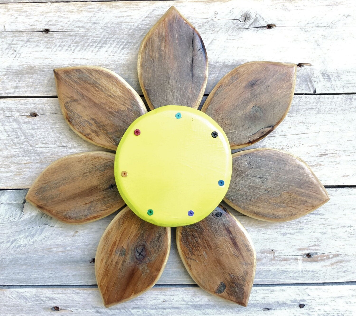 Reclaimed Wood Wall Art Rustic Home Decor Barn by SalvageandBloom