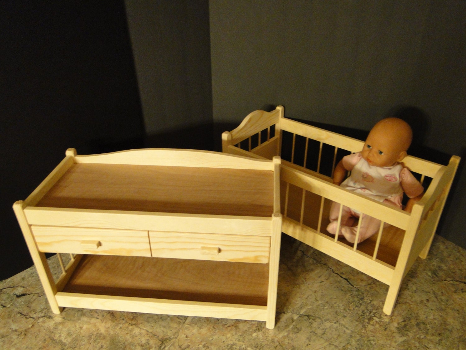 18 inch doll crib