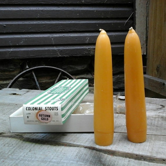 Items similar to Pair of Vintage Candles.Colonial Candle Company