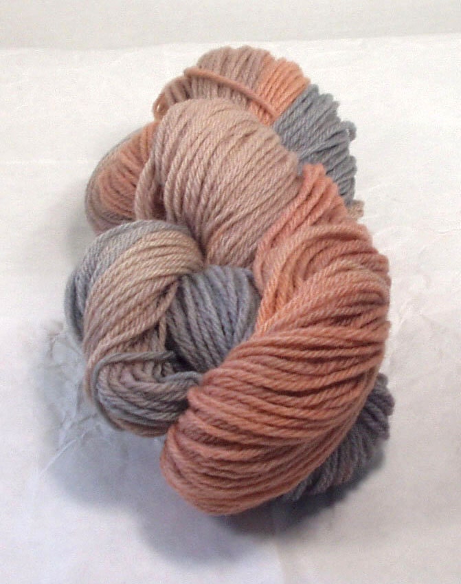 Antique Amber Wool Yarn Worsted Weight Superwash Wool Yarn Hand Dyed ...