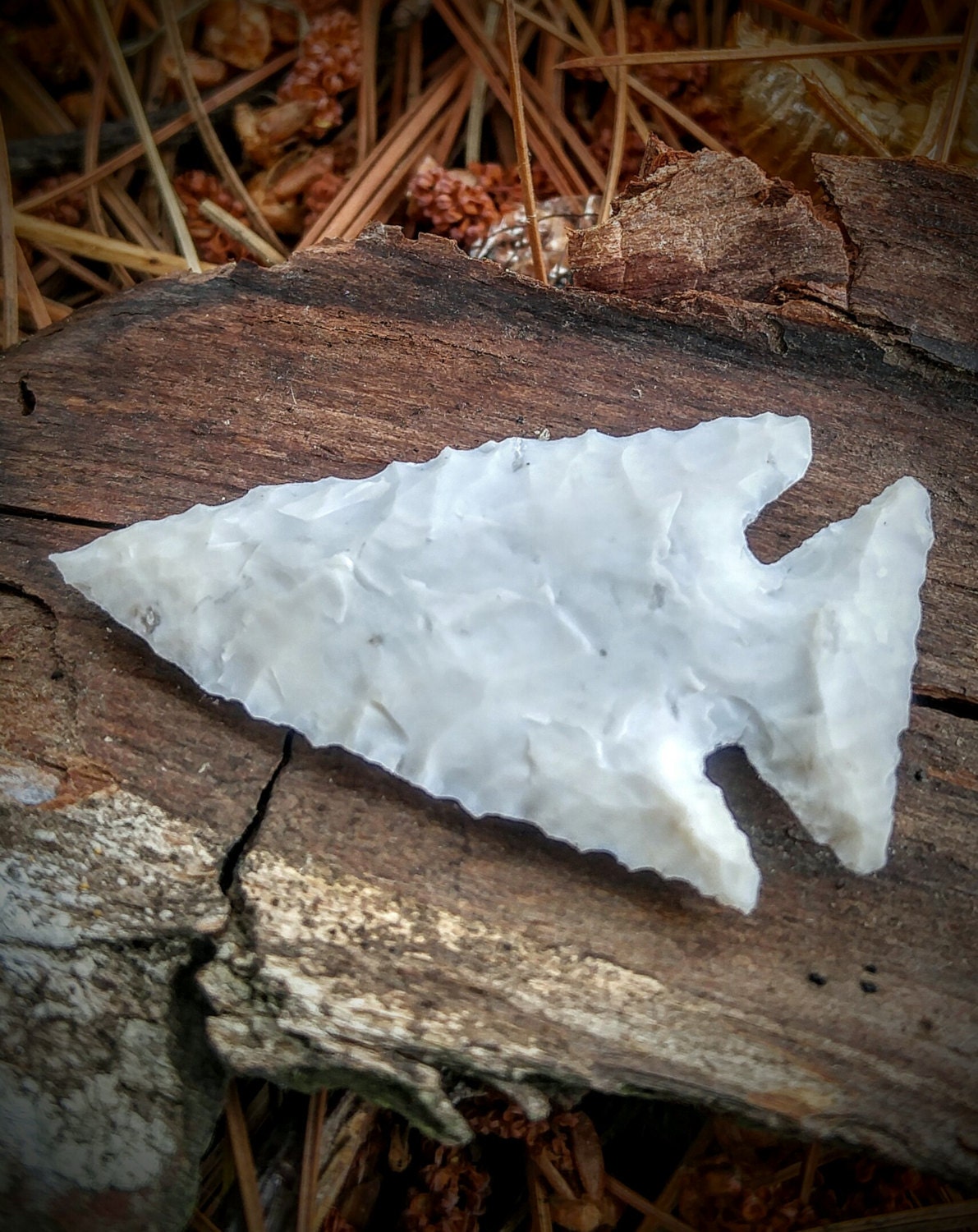 White Flint Ridge Arrowhead arrow head by