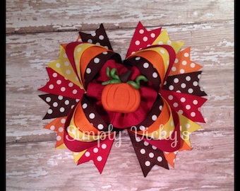 Items similar to Pumpkin Hair Clip on Etsy