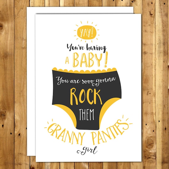 Funny Pregnancy Card Pregnancy congratulations Baby