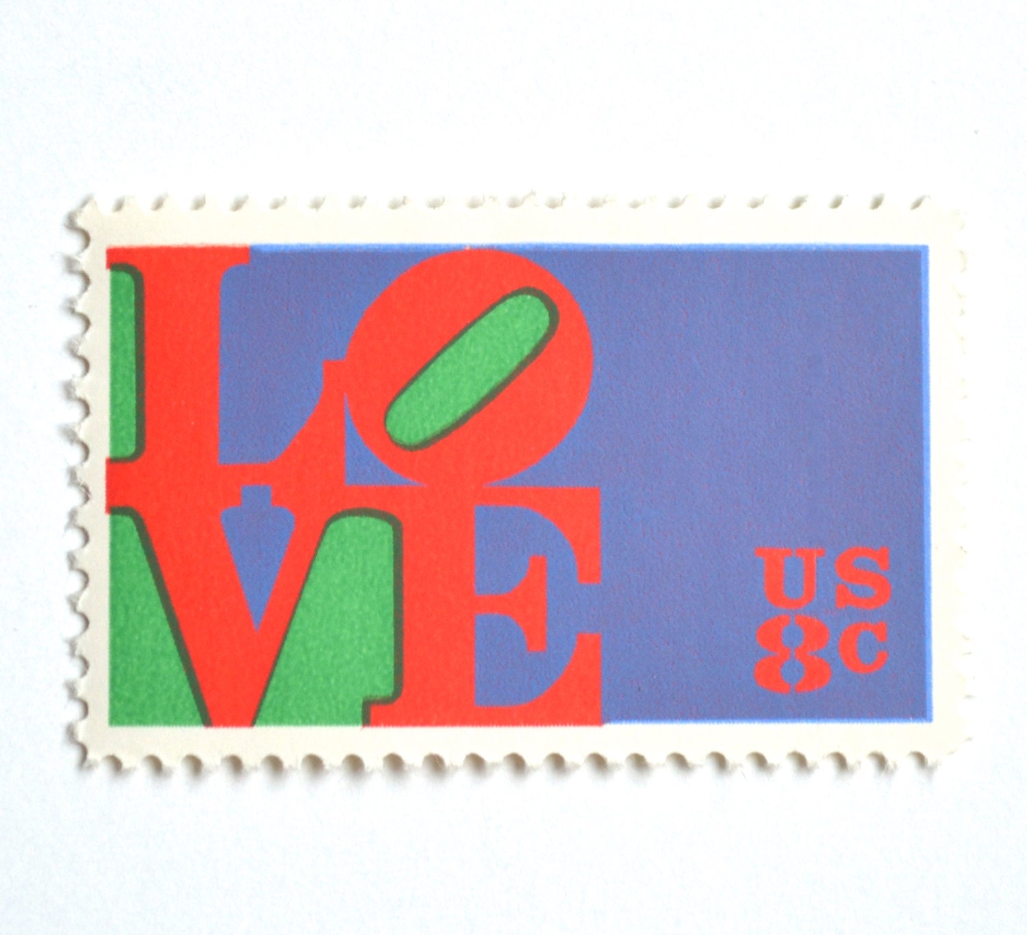 10 Unused 1973 Love Stamps // Vintage LOVE Postage Stamps for Mailing