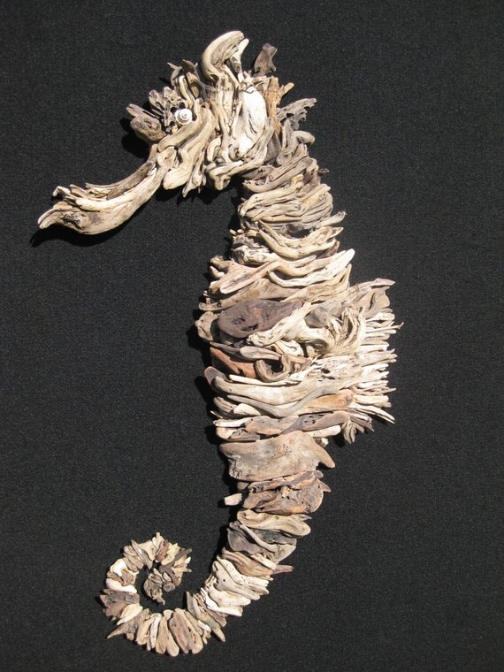California Driftwood Seahorse by SCHRODEKCREATIONS on Etsy
