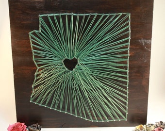 Thread wall hanging | Etsy