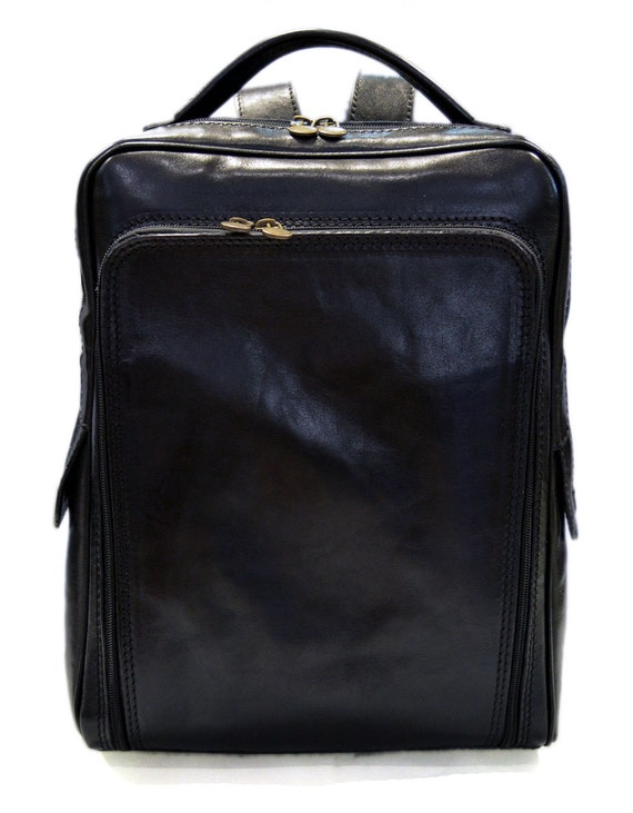 Sac à Dos Safari Holland & Holland Italy – Cuir Et Daim Marron – Vintage – Unisexe