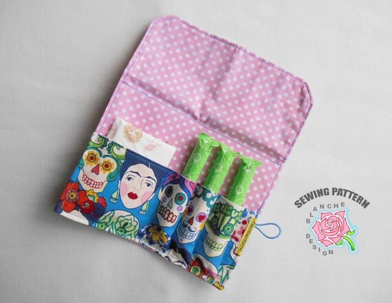 for tutorial tampons Tampon Feminine Pattern, Holder Privacy & Wallet Pattern, Pad Product