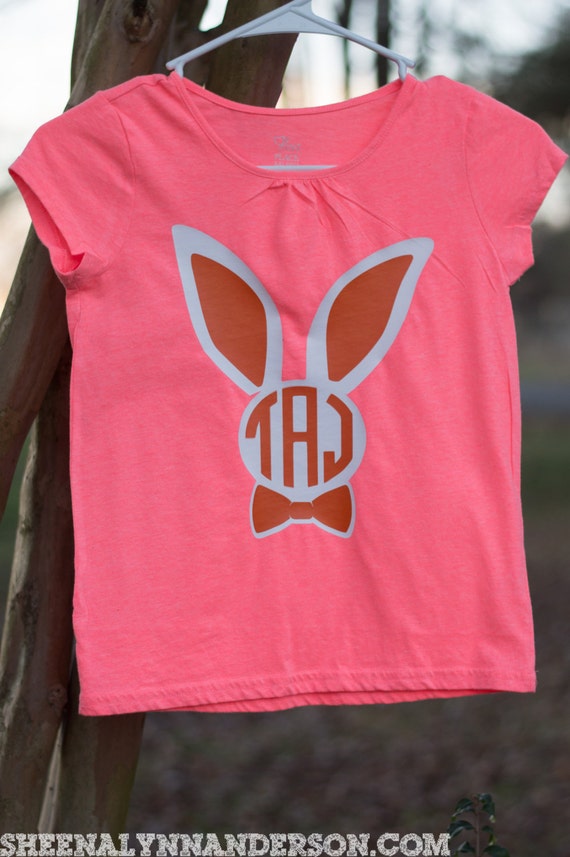 easter monogram shirt