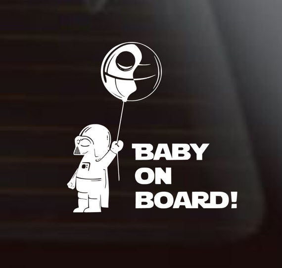Download Baby On BoardStar Wars Car Decal Darth Vader Star Wars