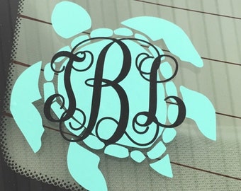 Yeti Decal for Women | Yeti Monogram | Kitchen Aid Decal | Personalized Water Bottle | Car Decal Monogram | Yeti Cup Decal | Wall Decal