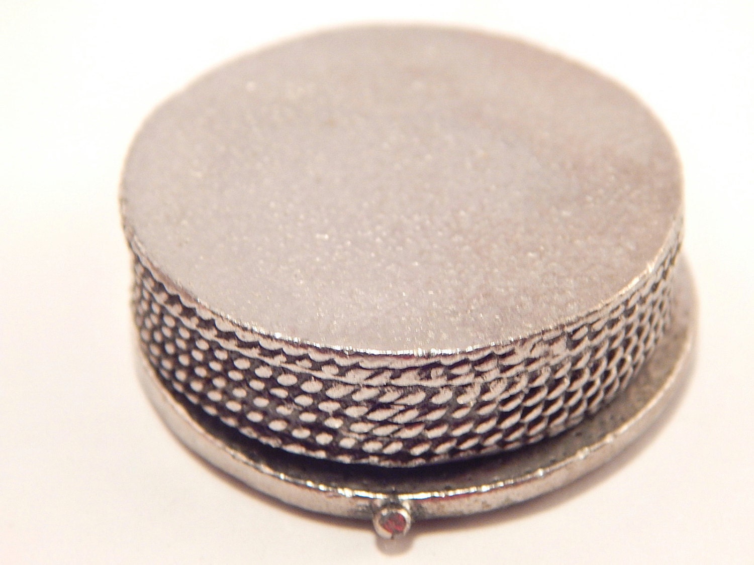 Antique Snuff Box Pewter Pill Box Zodiac by SpringJewelryThings