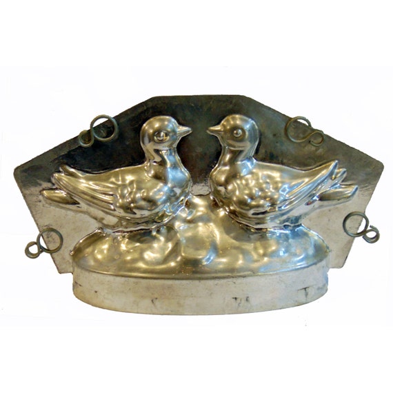 Vintage Turtle Doves Chocolate Mold Love Birds Candy Mold