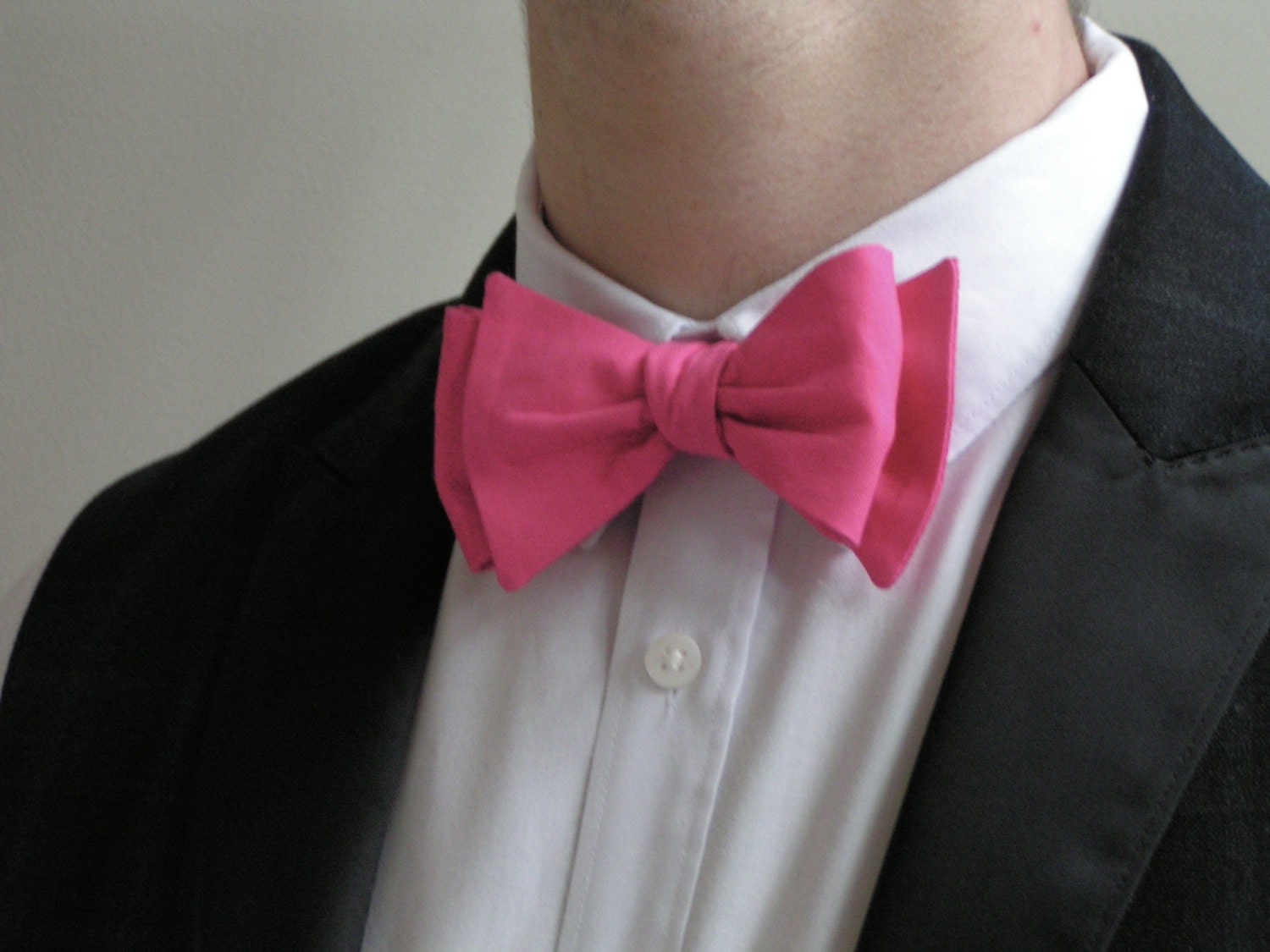 Mens Bow Ties Bow Ties For Men Hot Pink Wedding Bow Tiepink 9156