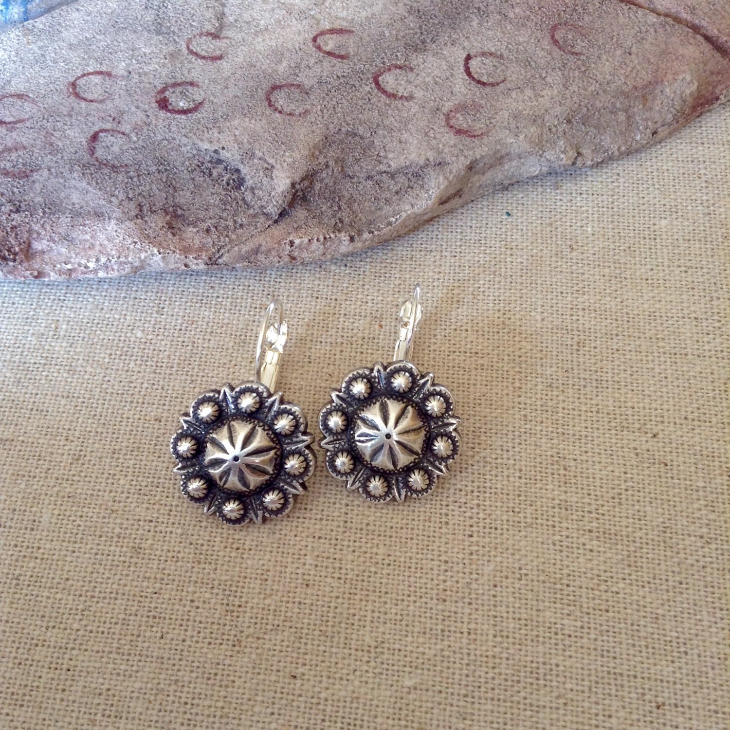 White western earrings Clearance