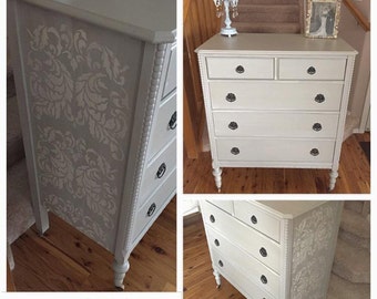 Tall Antique Dresser Collction- Painted Furniture, Denver and Colorado Springs, Dresser, Tall Boy, Shabby Chic, farmhouse, vintage