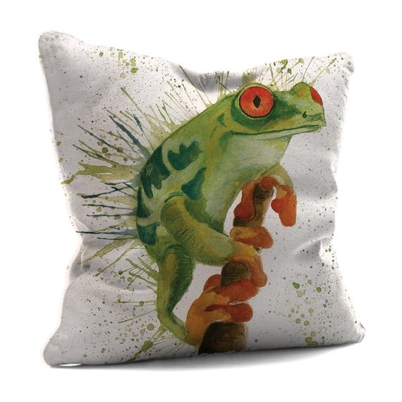 frog cushion cover