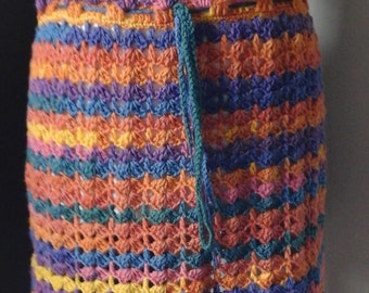 Crocheted skirt, coverall, beach cover up, festival wear, boho skirt, bohemian clothing, bohemian skirt, gypsy skirt, hippy fashion, skirt