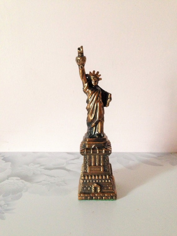 LADY LIBERTY STATUE Copper metal statue by AnnmarieFamilyTree